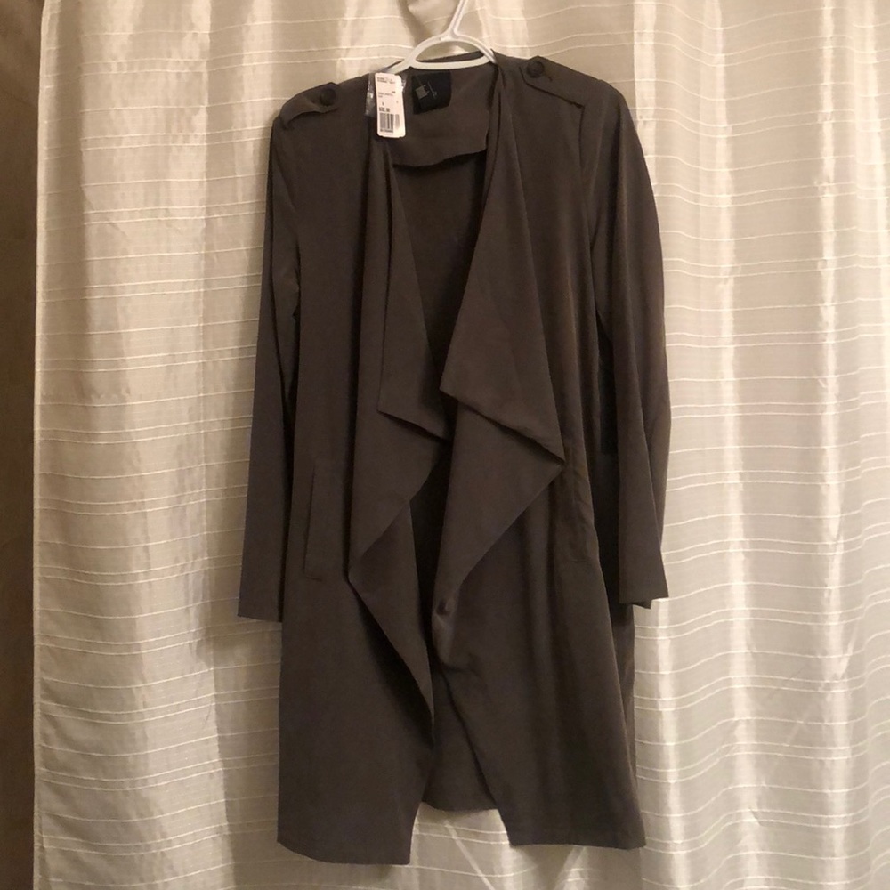 Long drape coat